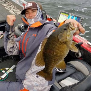 Iaconelli with nice smallmouth bass