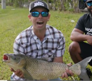 Mike with Grass Carp