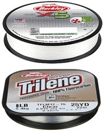 Berkley X5 Braided & Trilene 100% Fluorocarbon Leader