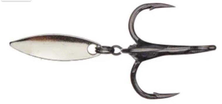 VMC Bladed Hybrid 1x Strong Short Shank treble hooks 2 per pack