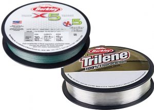 Berkley 5X Braided Line & Berkley Trilene 100% Fluorocarbon Leader