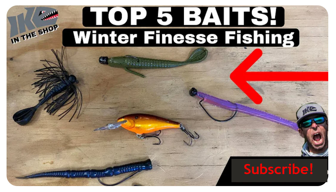 Top Five Baits for Winter Finesse Fishing