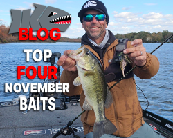 Top Four Baits for November! Cold Water, Big Bites!